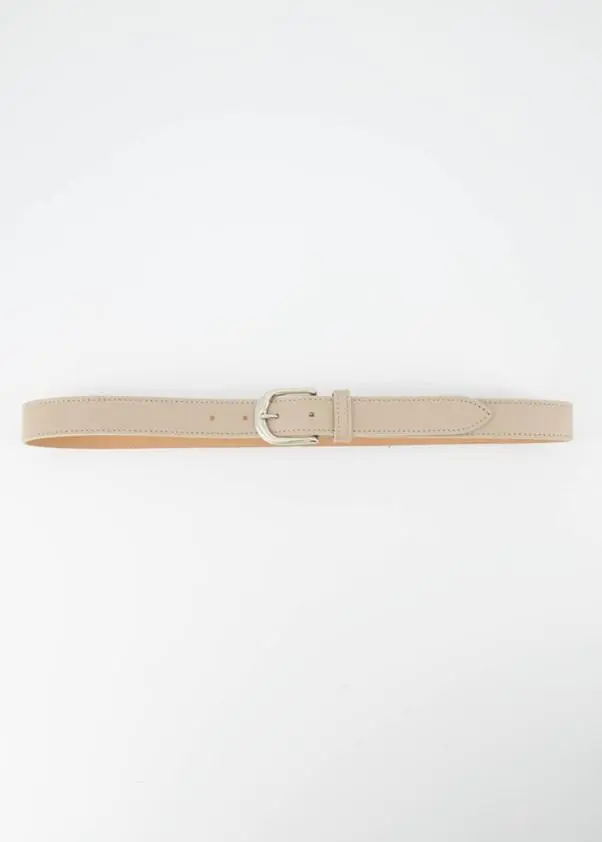suus cl. grain leer taupe/zilv