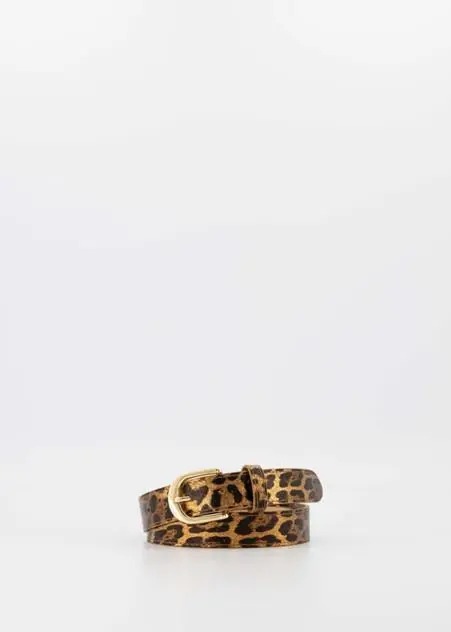 Suus metallic leer luipaard
