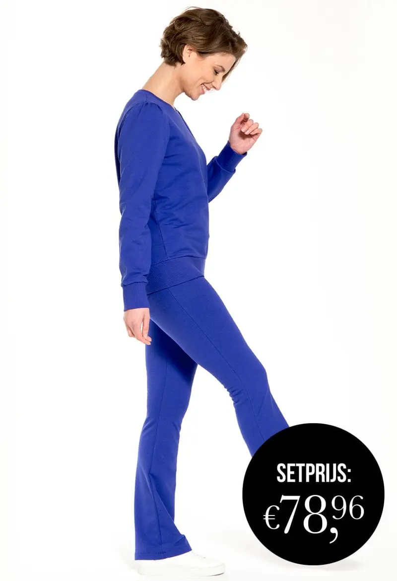 Sweat Pant Flare | Royal Blue