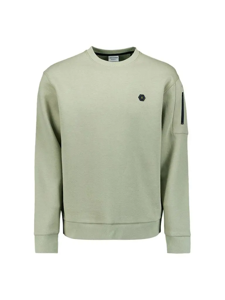 Sweater crewneck light moss