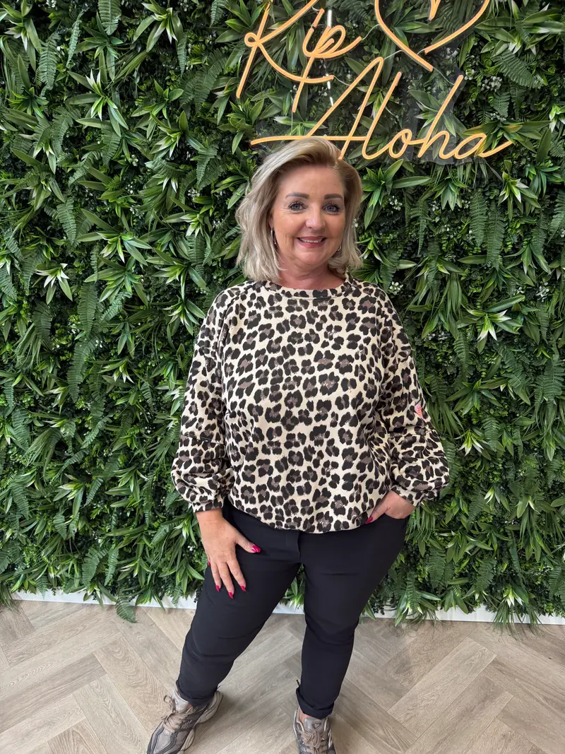 Sweater panter selflove club beige