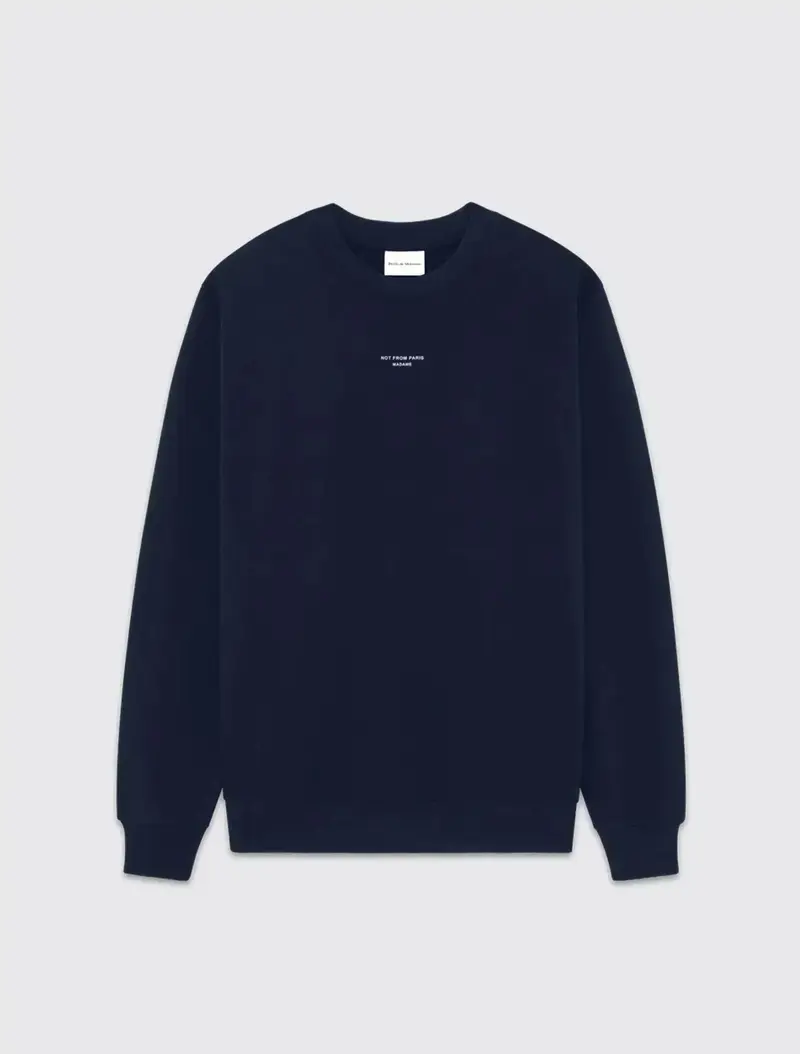 Sweatshirt Slogan Classique