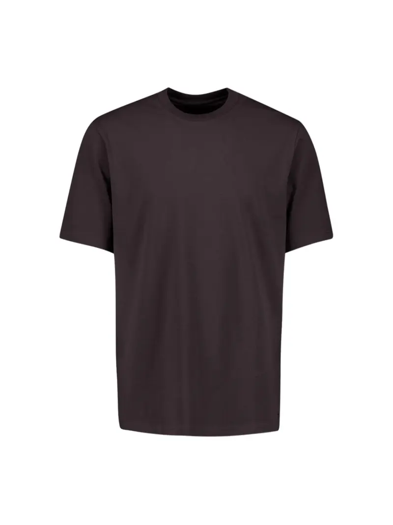 T-shirt crewneck dark brown