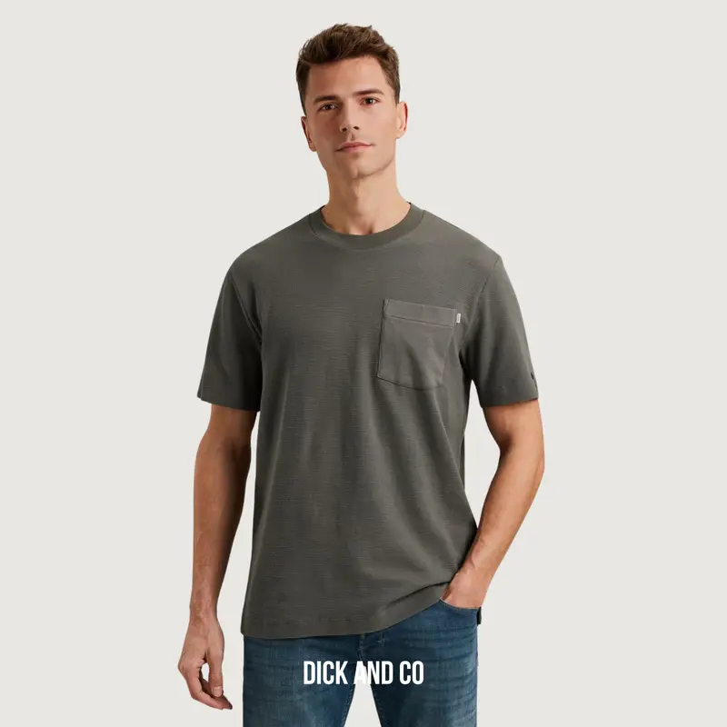T-shirt met wafelstructuur (Ctss2504582)