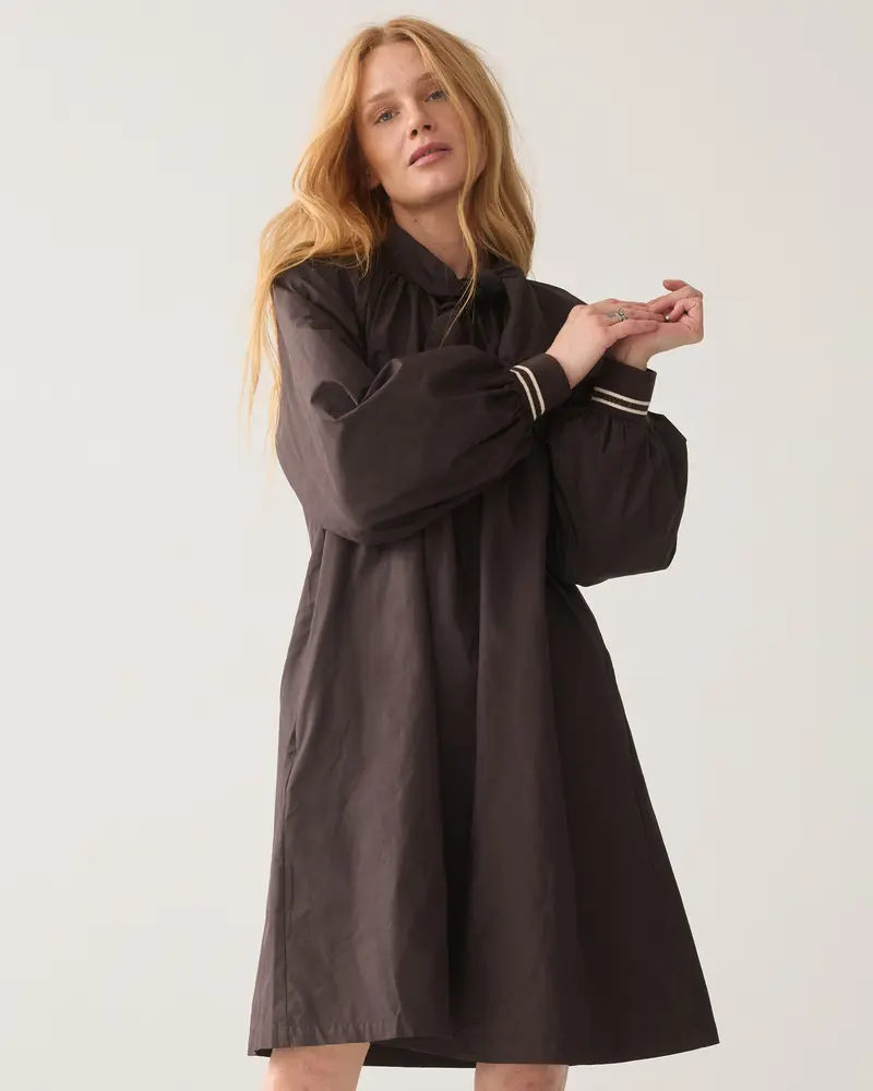 Taft jurk met strik