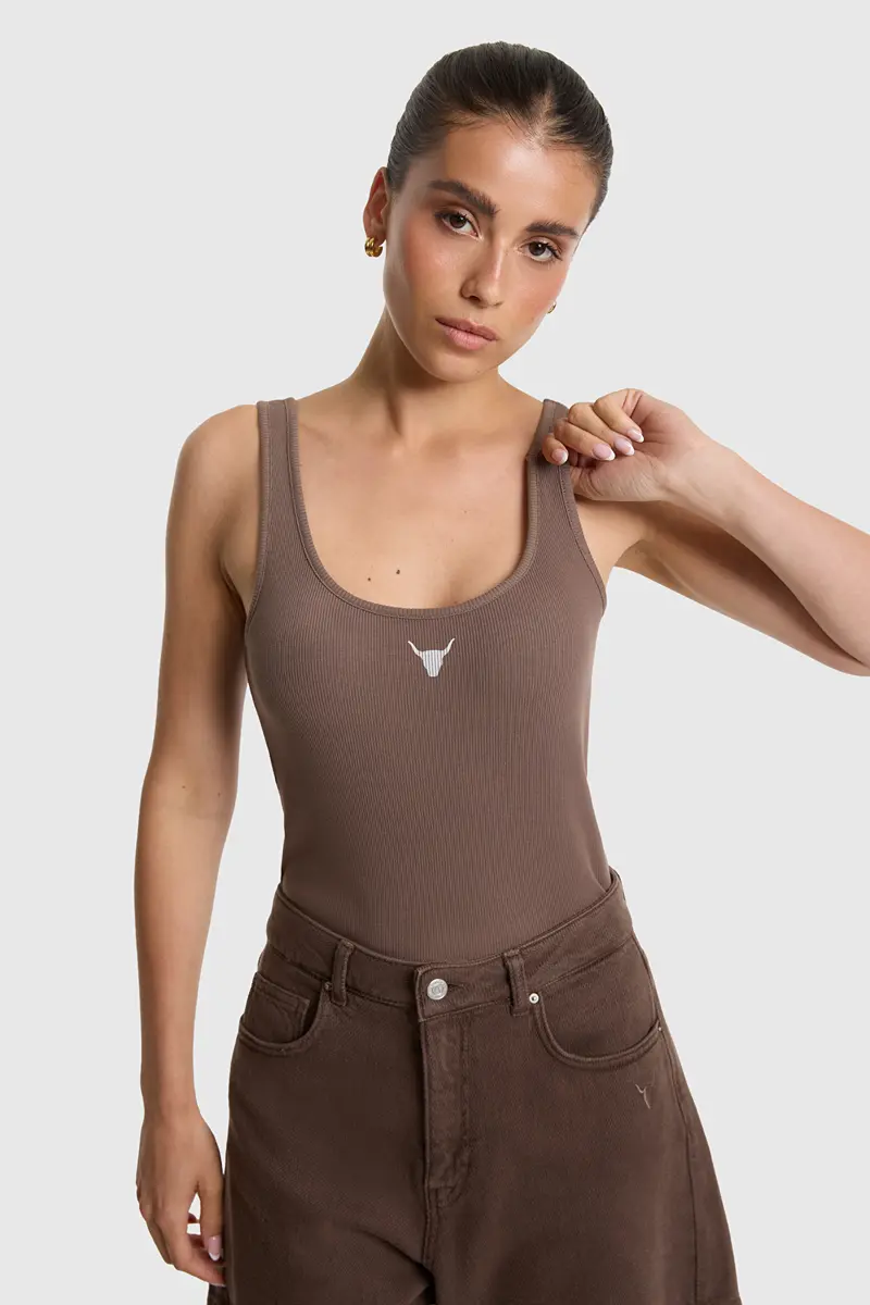 Tank top - Brown
