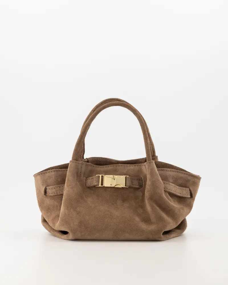 Tas leonie suede taupe