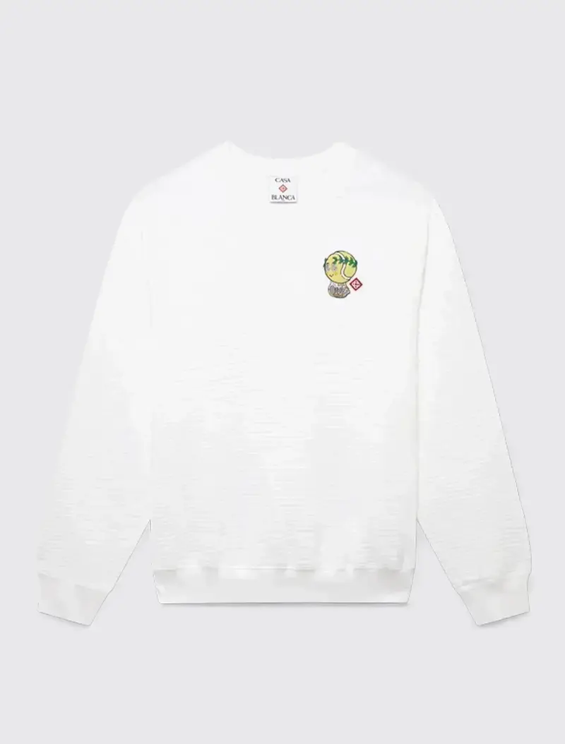 Tennis Mascot Quilted Sweatshirt