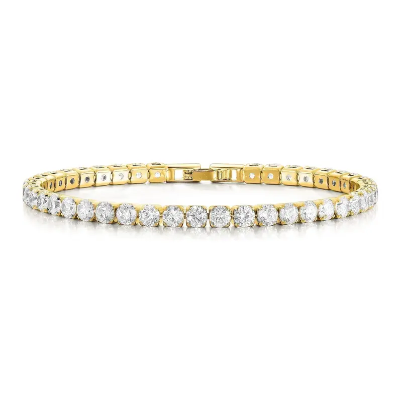 Tennisarmband i Guld