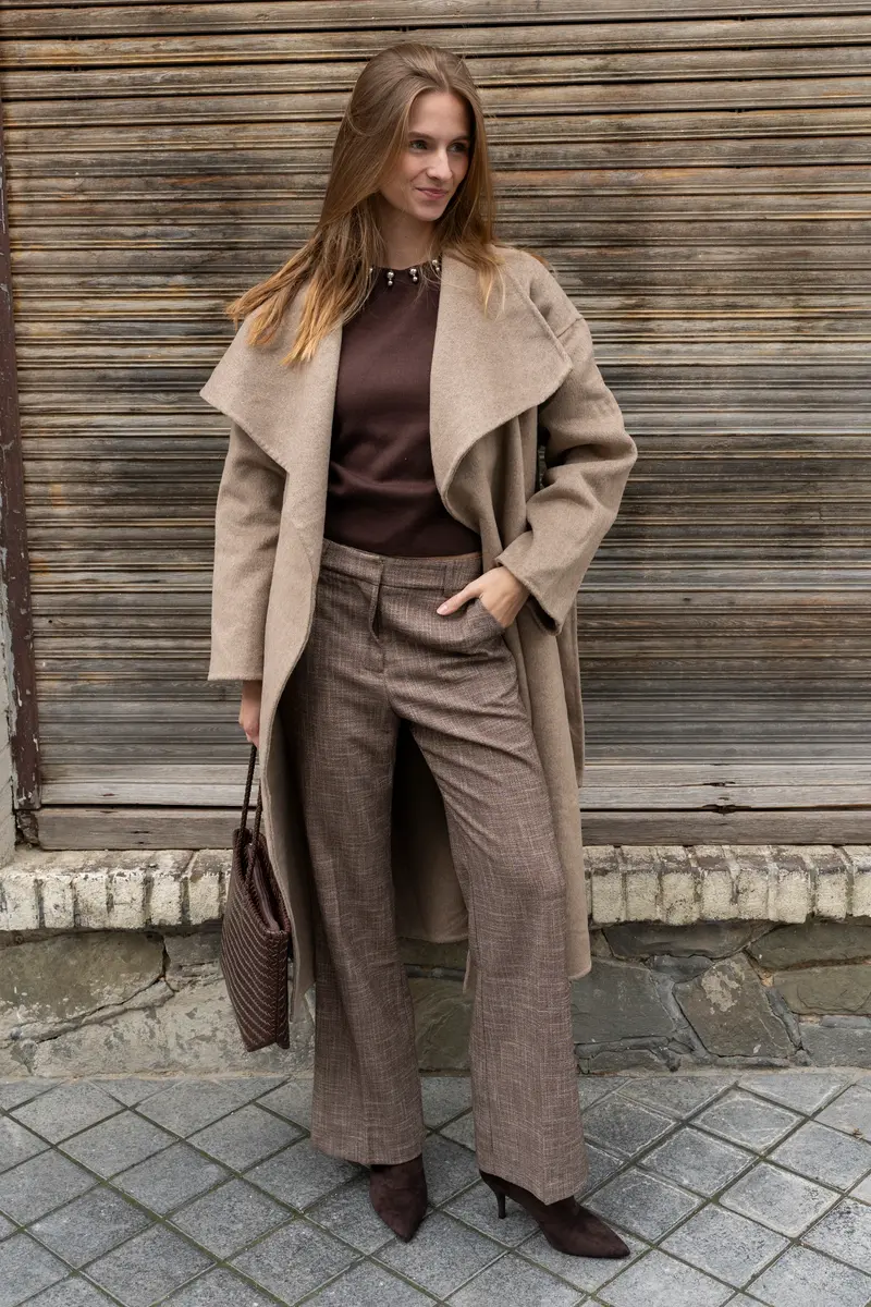 Teresa Wool Wrap Coat