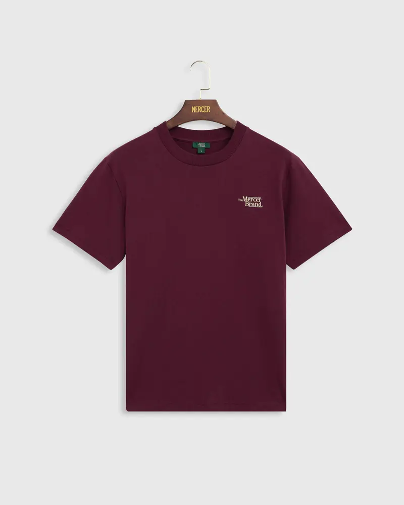 The Mercer Classic Tee NEW | Bordeaux