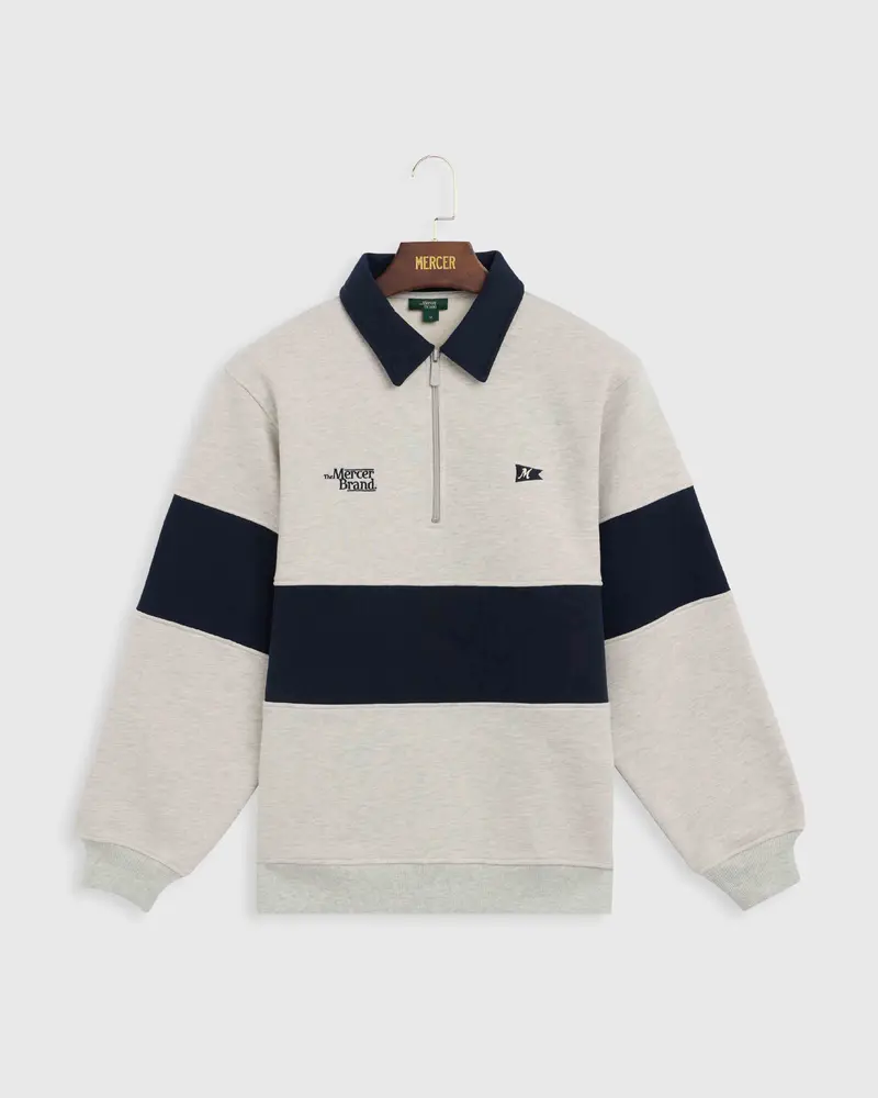 The Mercer Rugby Polo | Grey