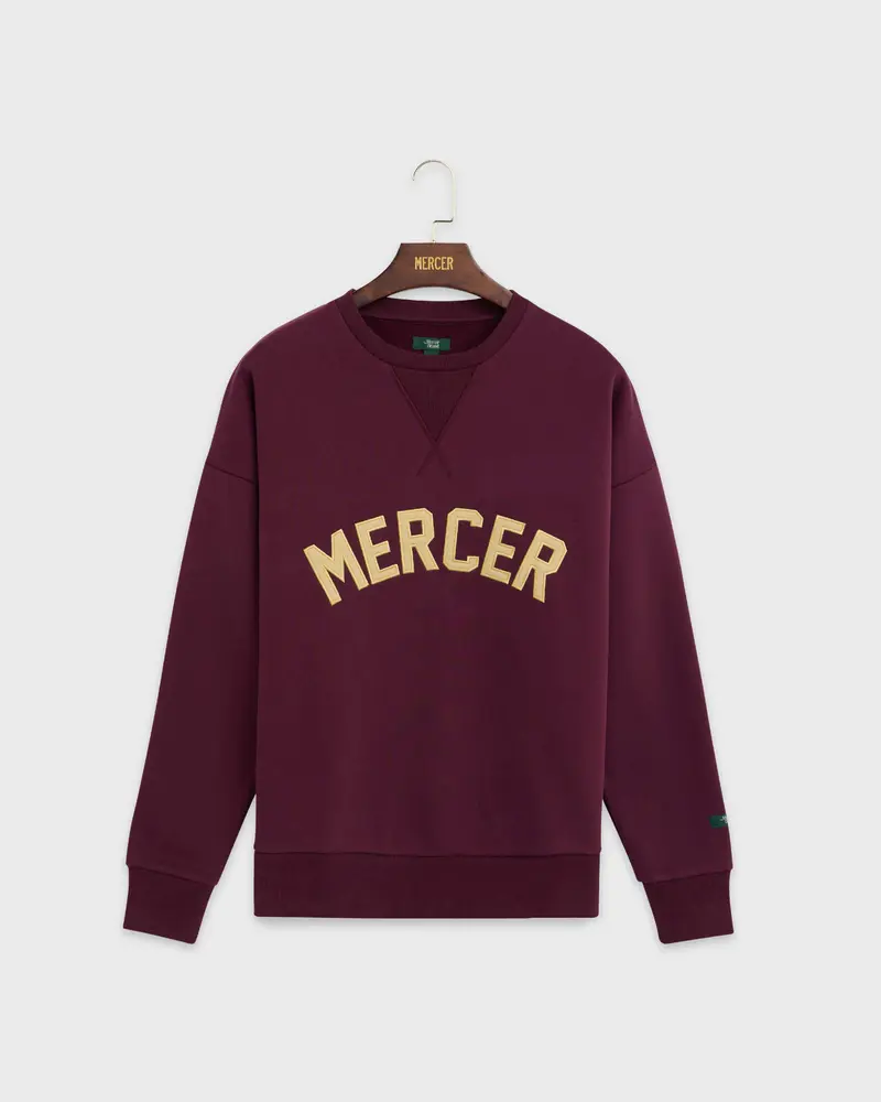 The Mercer Signature Sweat | Bordeaux