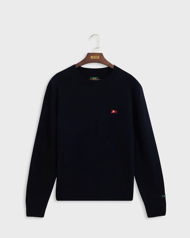 The Mercer Wool Knit | Blue