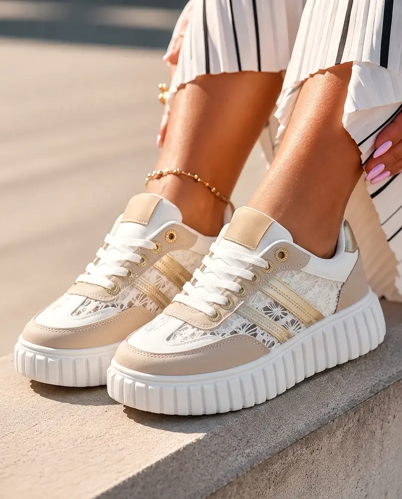 Tiny Beige Sneaker