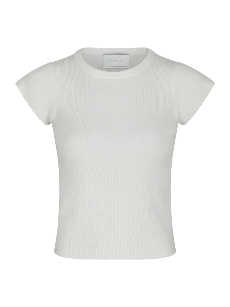 Tirra knit tee off white