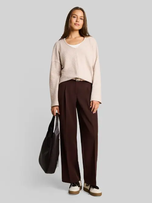 Tom Tailor broek lea bruin