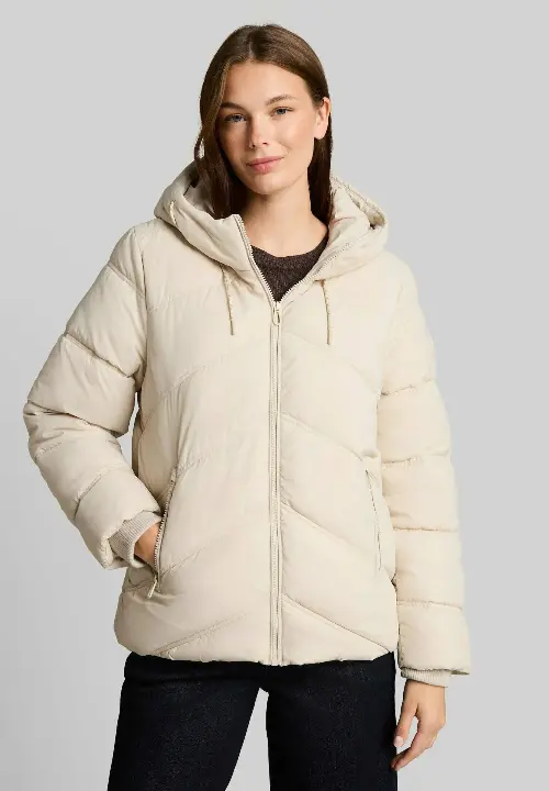 Tom Tailor dames jas met capuchon beige