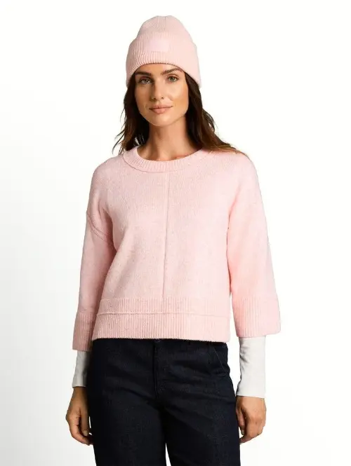 Tom Tailor dames trui crewneck roze