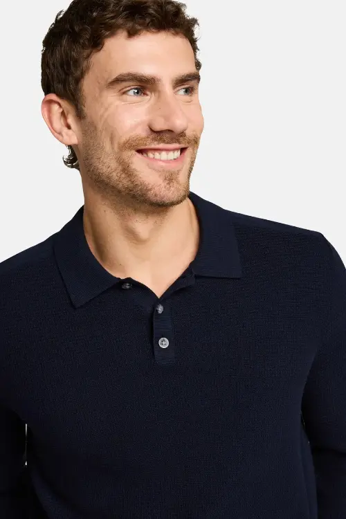 Tom Tailor heren polo shirt blauw