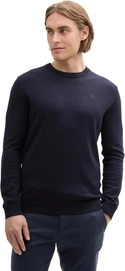 Tom Tailor heren trui donkerblauw