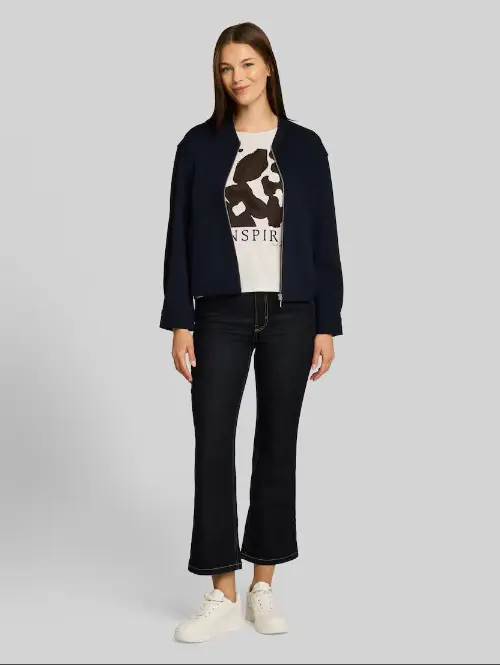 Tom Tailor t-shirt met print wit