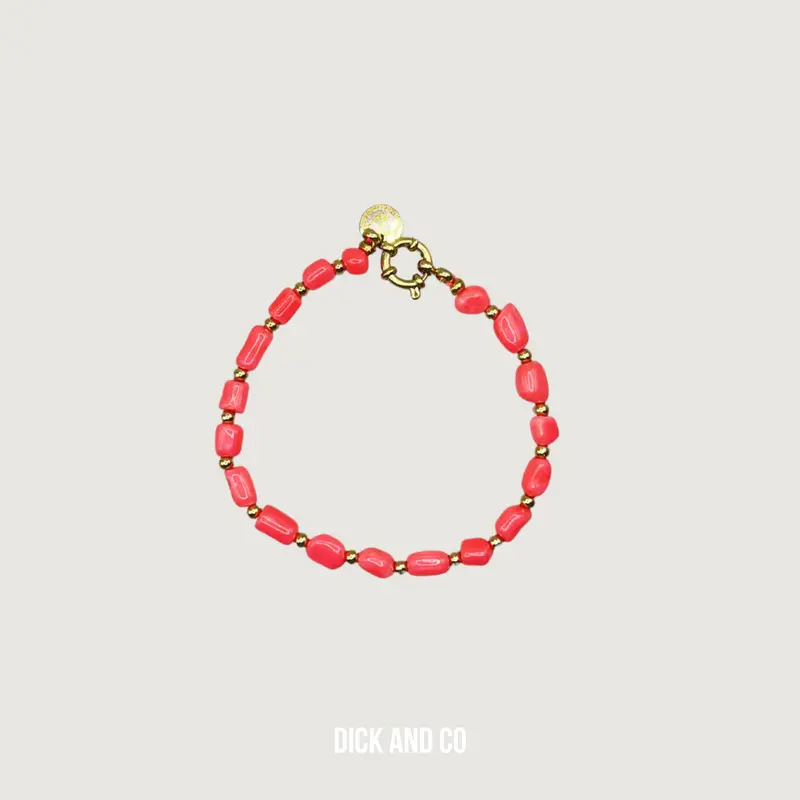 Tommy Gold Pink armband