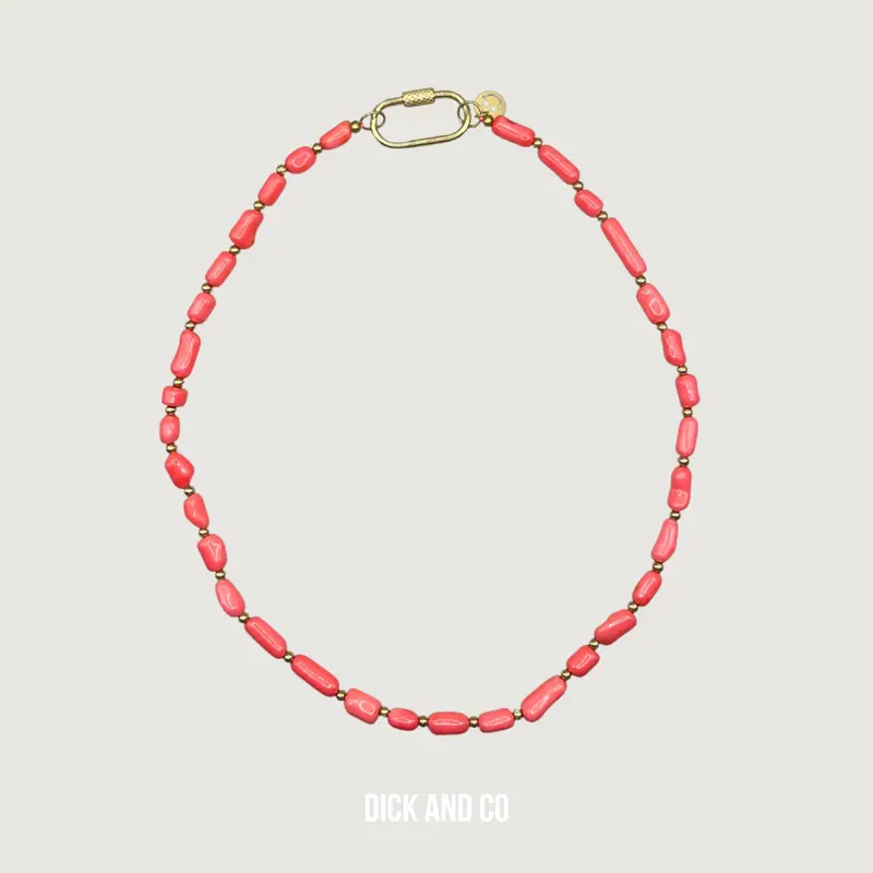 Tommy Gold Pink ketting