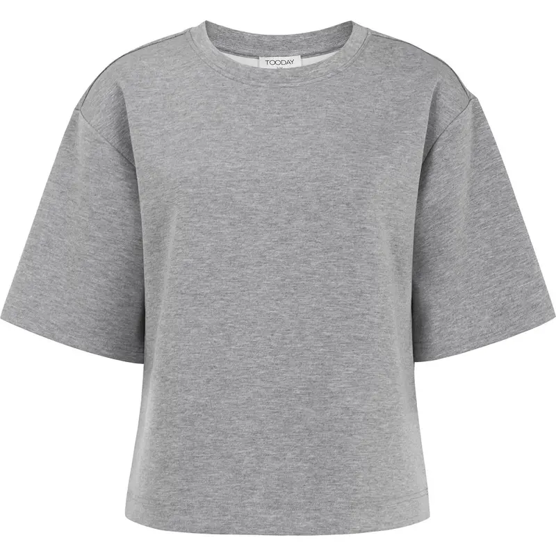 TOODAY azra boxy t-shirt light grey melange