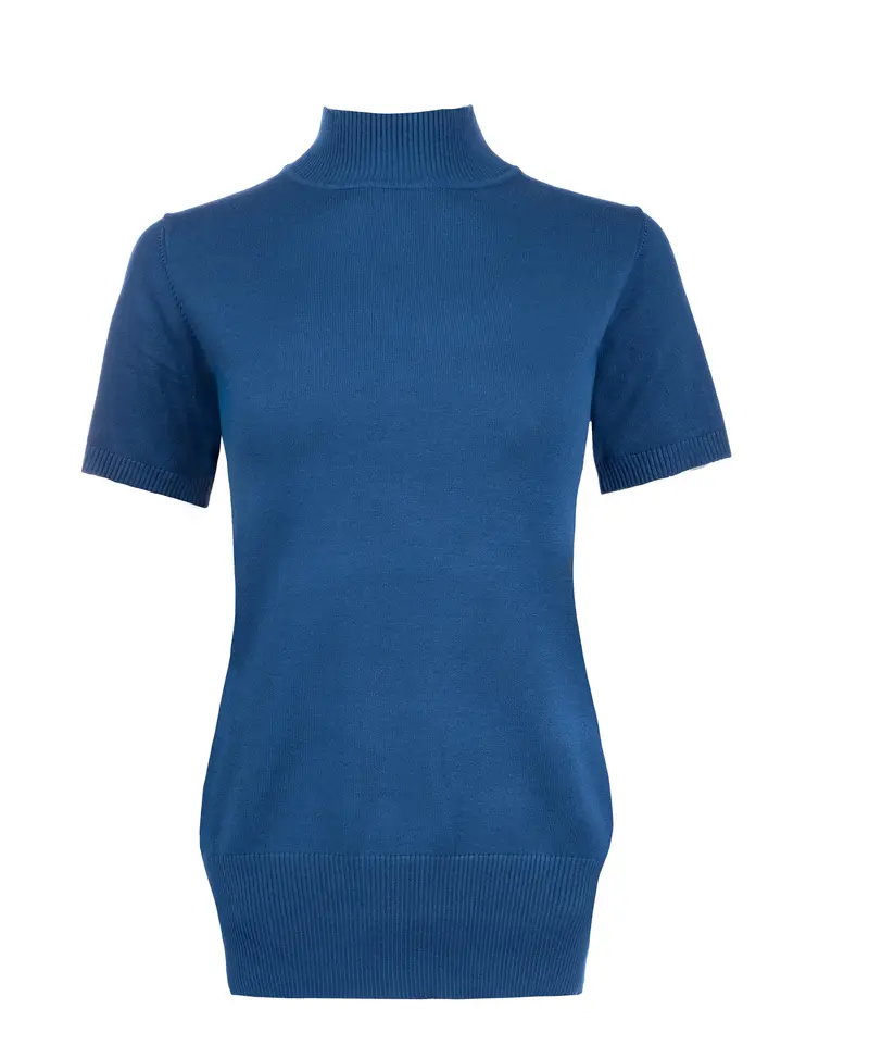 Top Mayra 1/2 SS-RMB Brei | Navy Peony