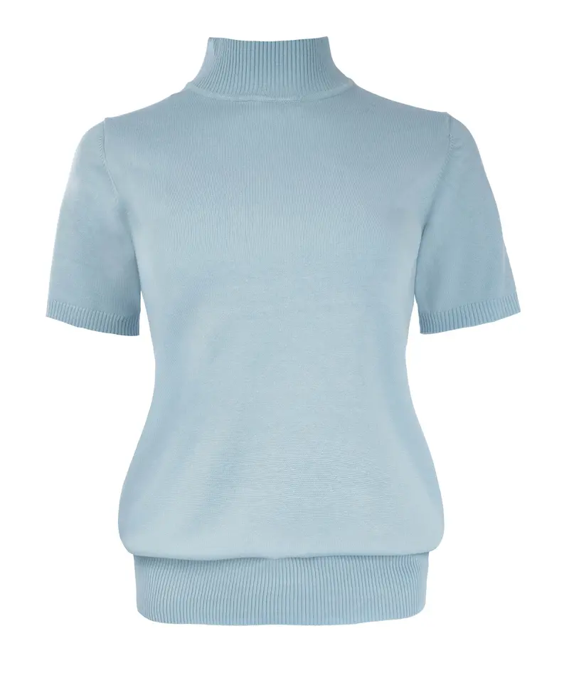 Top Mayra 1/2 SS-RMB Brei | Skyway Blue
