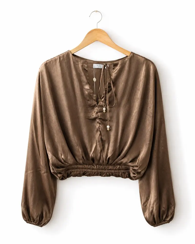 Top satinlook VMCK1638 Brown