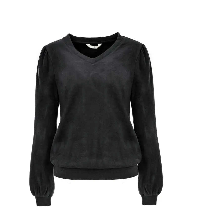 Top Veraya LS-RMJ Soft Stretch Knit | Ganache Brown