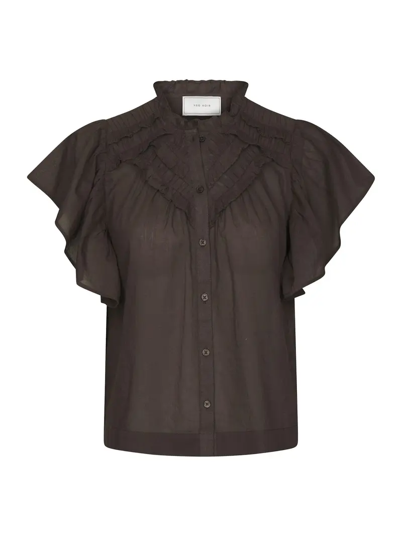 Top vinsa s voile 169039 Dark brown