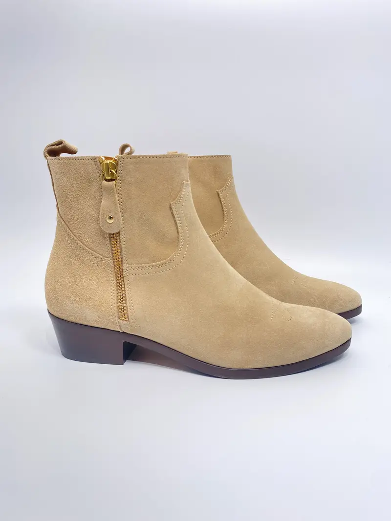 Toral basket suede buffalo enkel laars beige