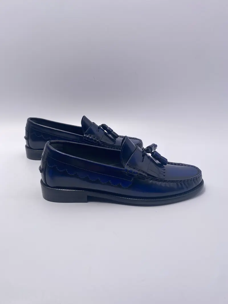Toral moccasin town antic big blue blauw