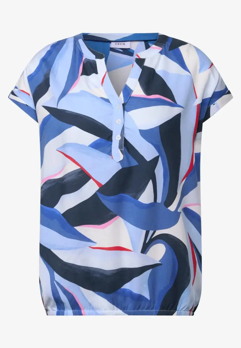 TOS Multicolor Print Blouse