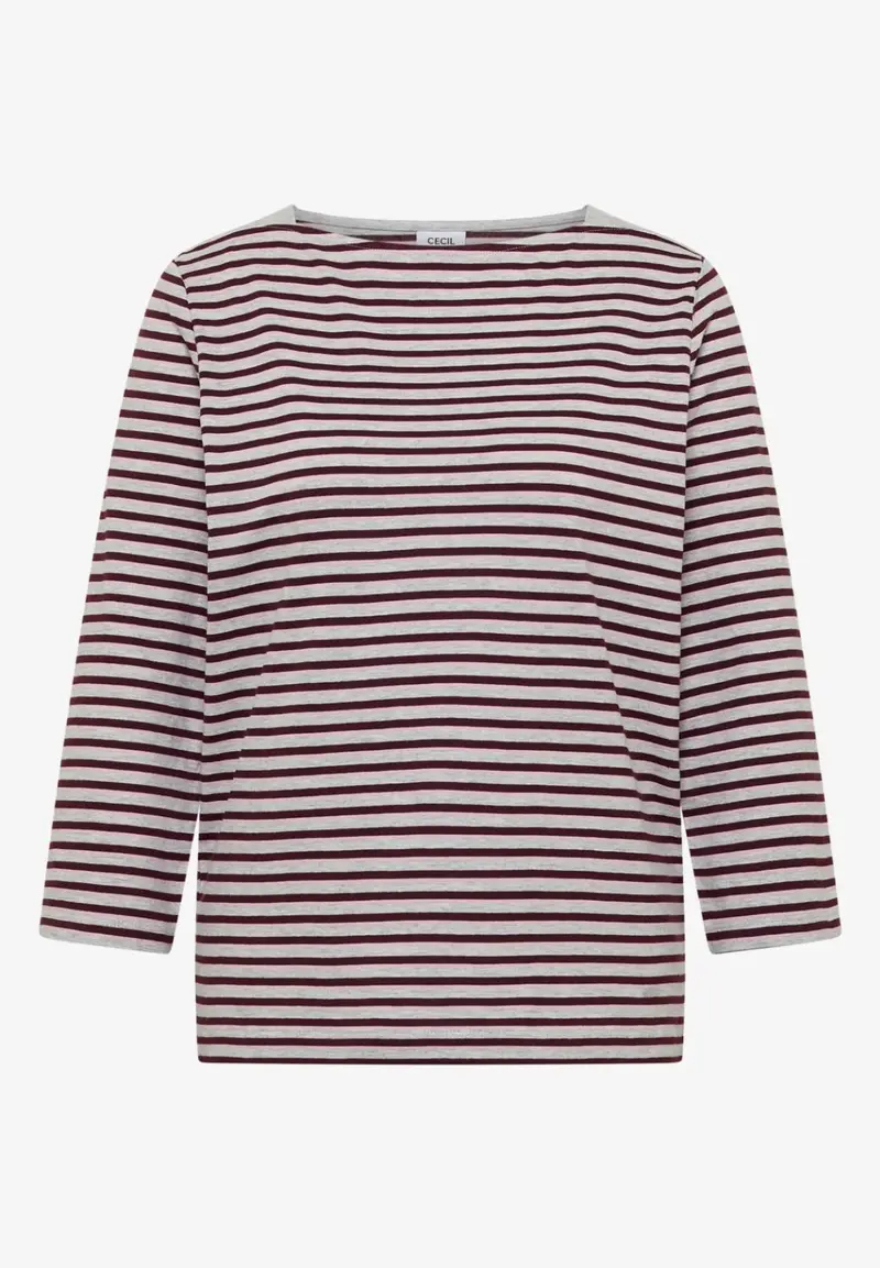 TOS Small Striped Boatneck Sh