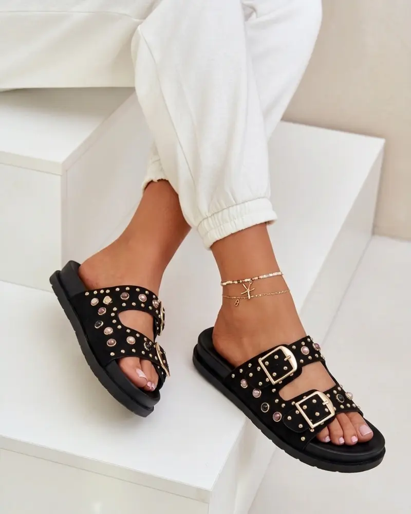 Toscane Black Slides