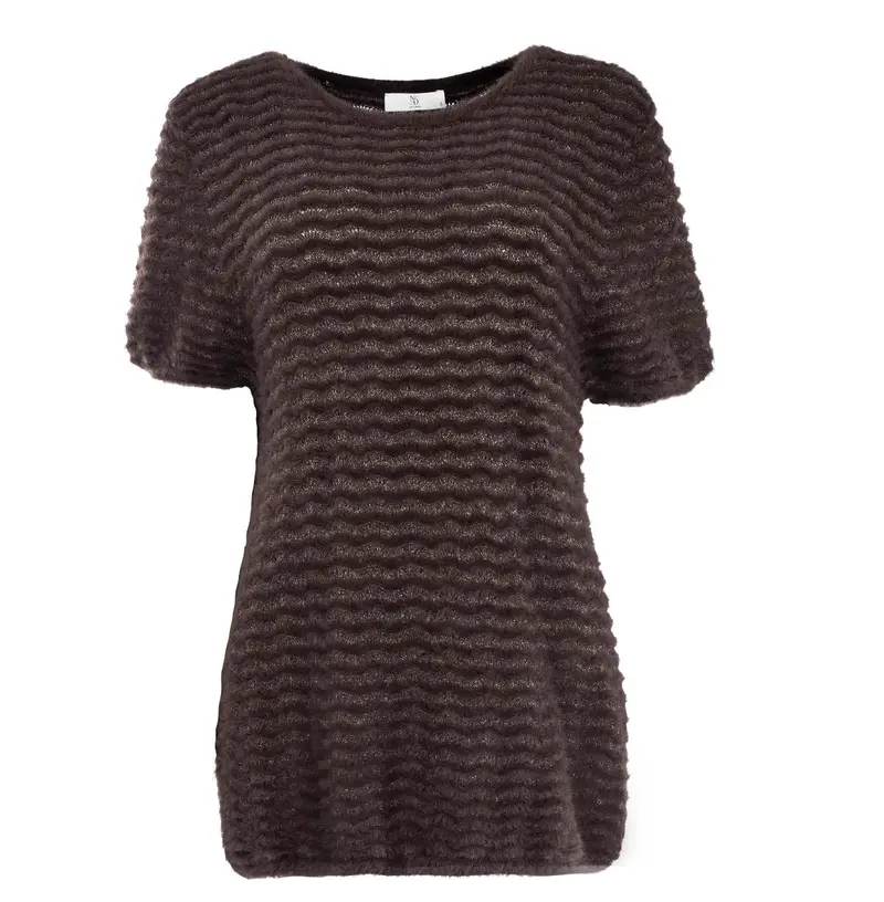 Toska LS-RML Lurex Ajour Knit
