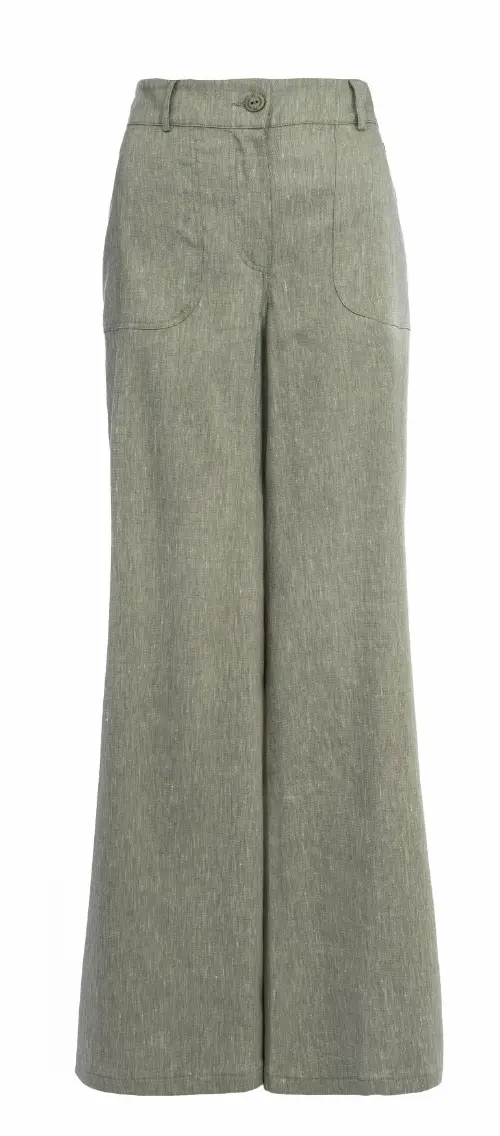 TQ broek britt linnen groen