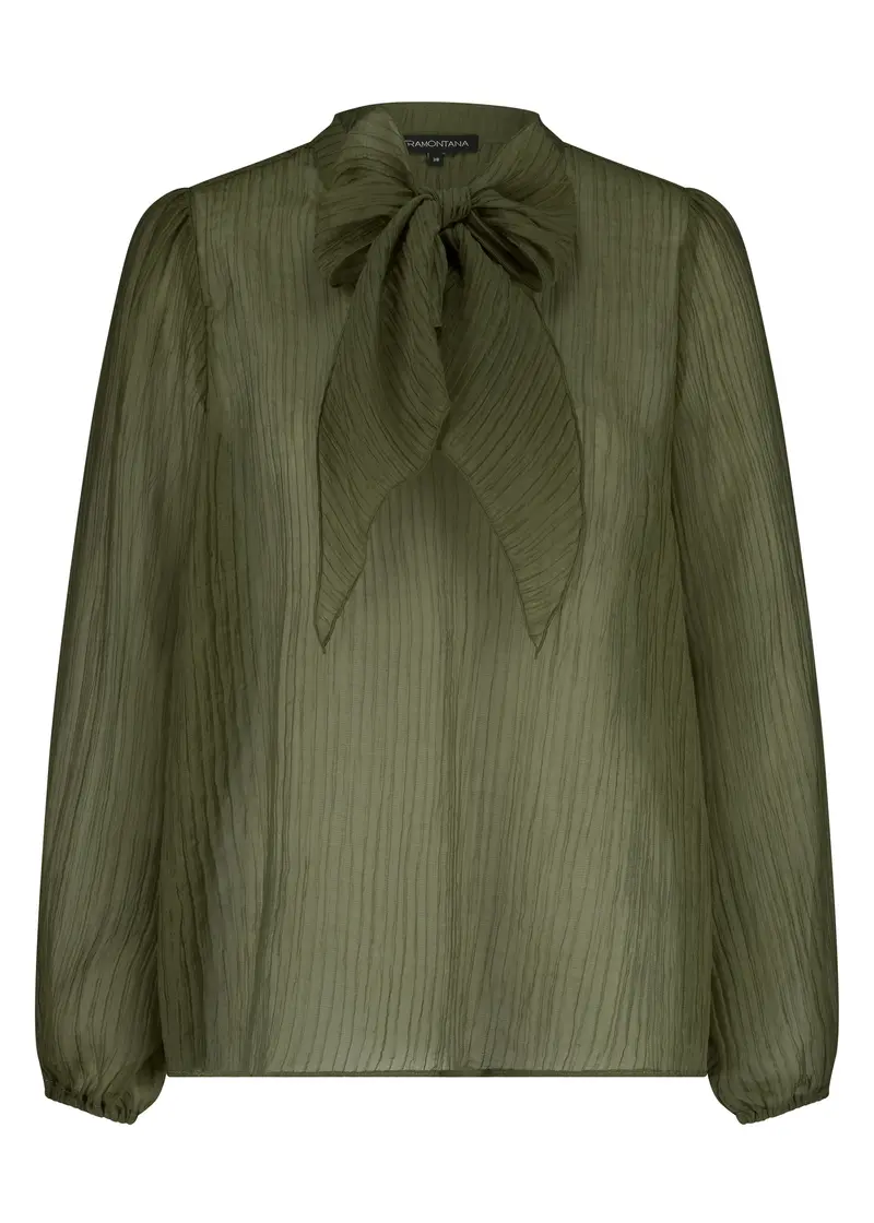 Tramontana - Blouse Bow Detailed Groen