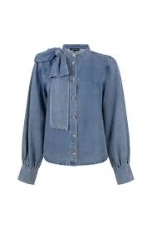 Tramontana blouse strik blauw