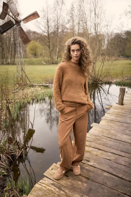 Tramontana broek barrel bruin