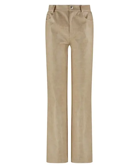 Tramontana broek croco oat latte
