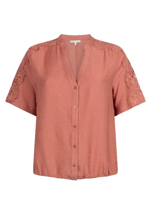 Tramontana detailed blouse roze