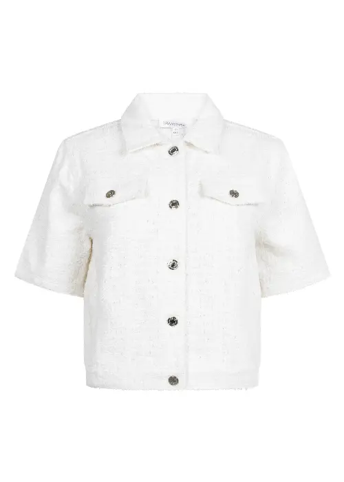 Tramontana fancy denim jacket wit