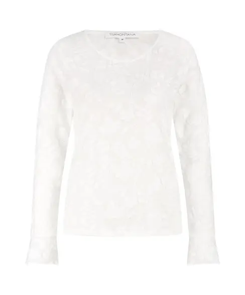 Tramontana - Flared Sleeve Ausbrenner Top