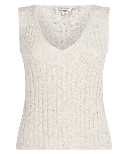 Tramontana singlet lurex beige