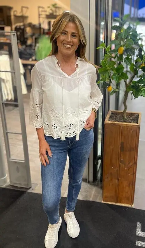 Tramontana - Top Cotton Broderie
